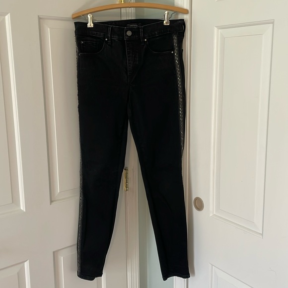 Ann Taylor black beaded jeans - Picture 3 of 9